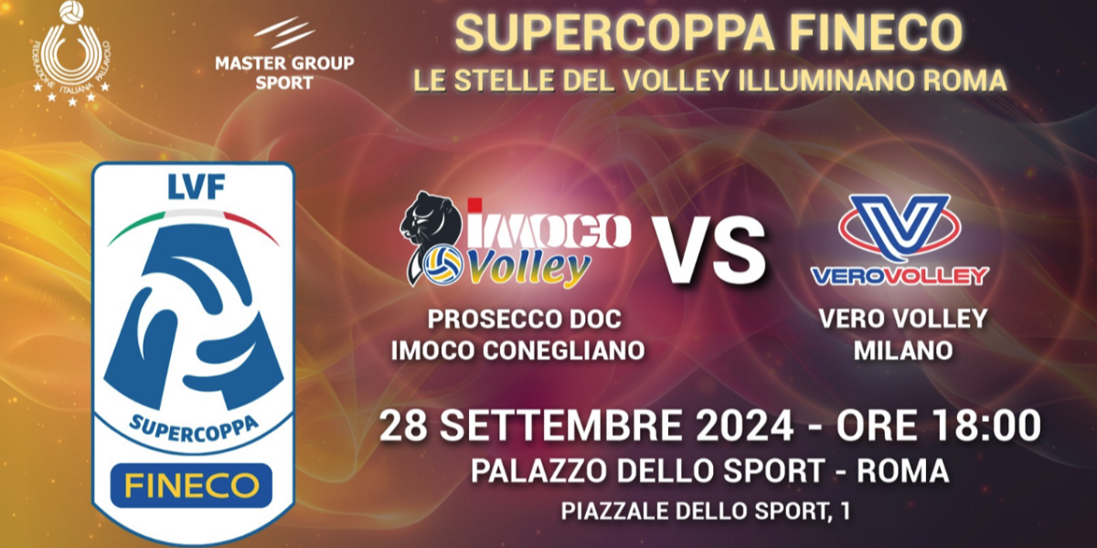 Supercoppa Fineco: le stelle della pallavolo sbarcano a Roma